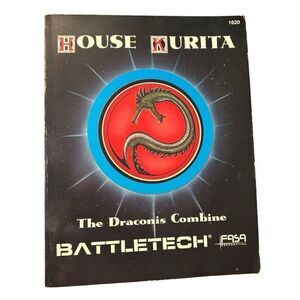 FASA House Kurita #1620 The Draconis Combine Battletech Book